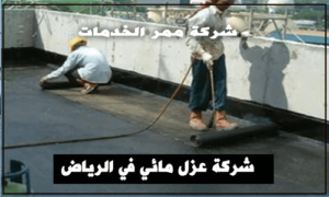 شركة عزل مائي في الرياض